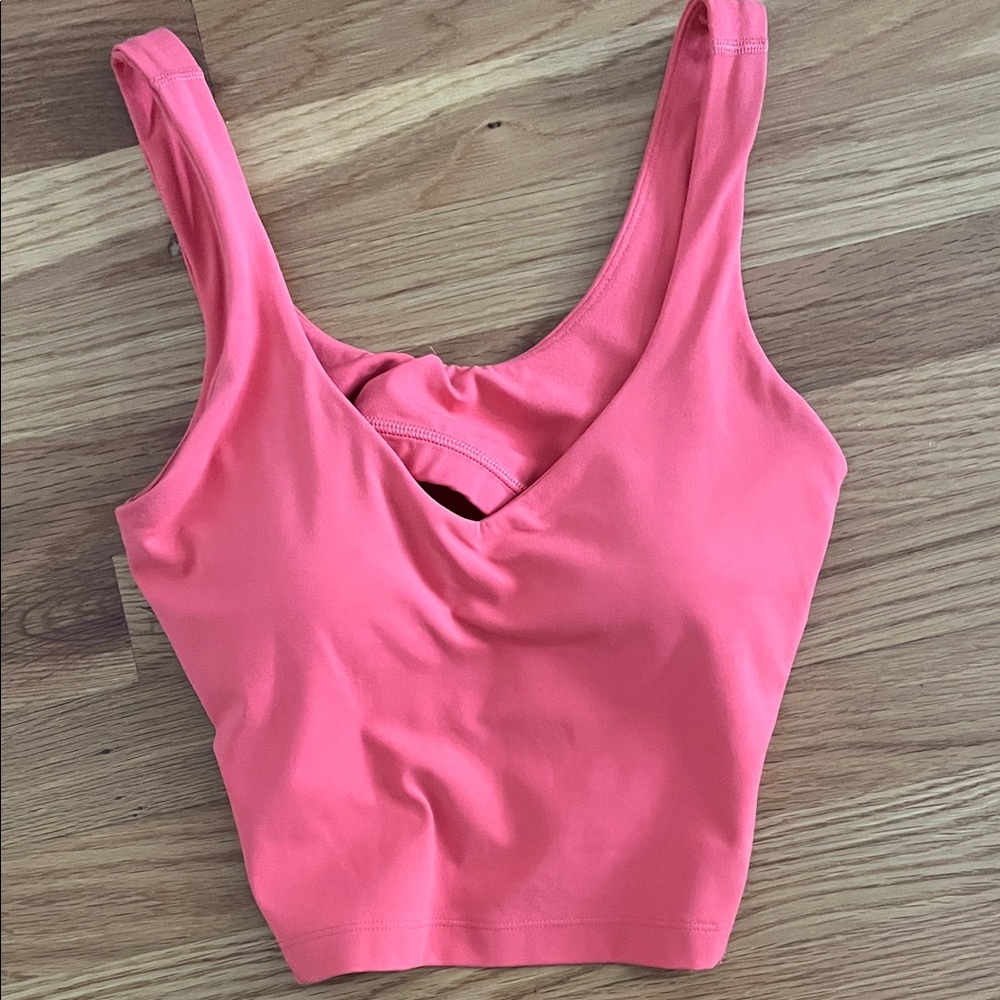 Coral Align Tank Lululemon